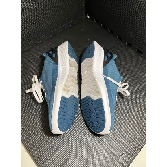 Kizik Athens Hands Free Deep Sea Knit Upper Sneakers Spring Back Heel Size 13 - Picture 4 of 8